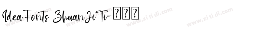 IdeaFonts ZhuanJiTi字体转换